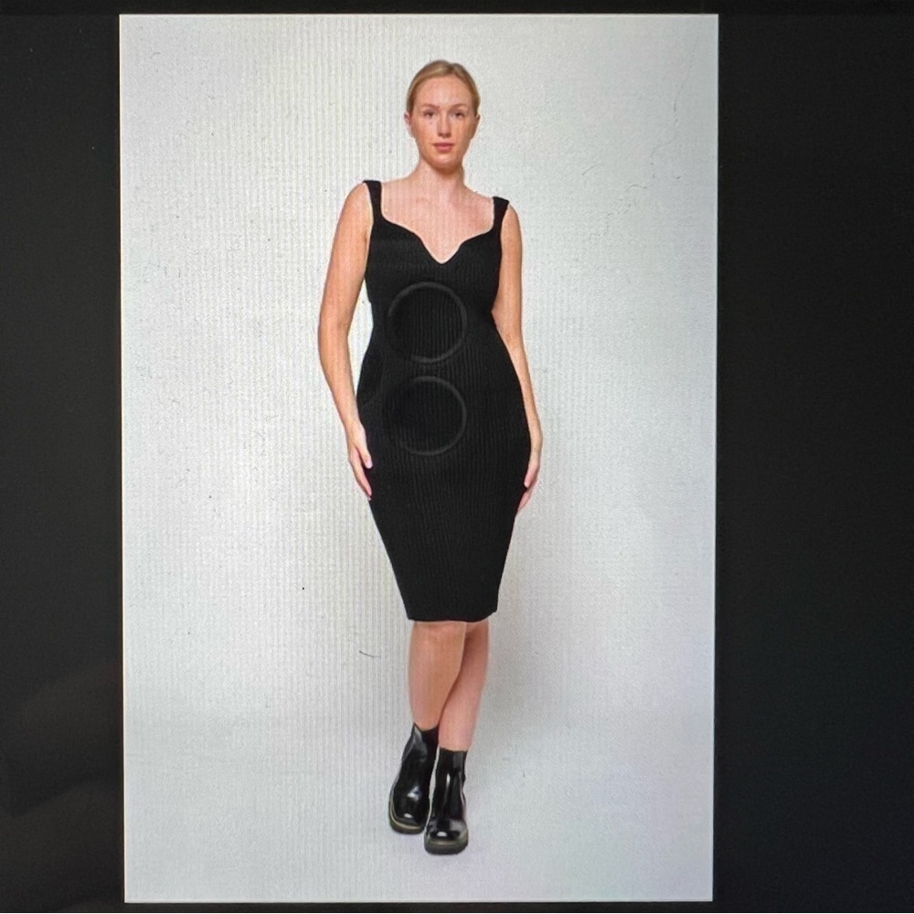 Khaite The Alessia Dress in Black - Picture 4 of 16